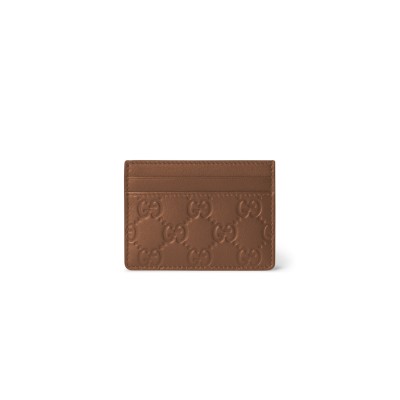 GUCCI GG EMBLEM CARD CASE 847204 (10*7cm)